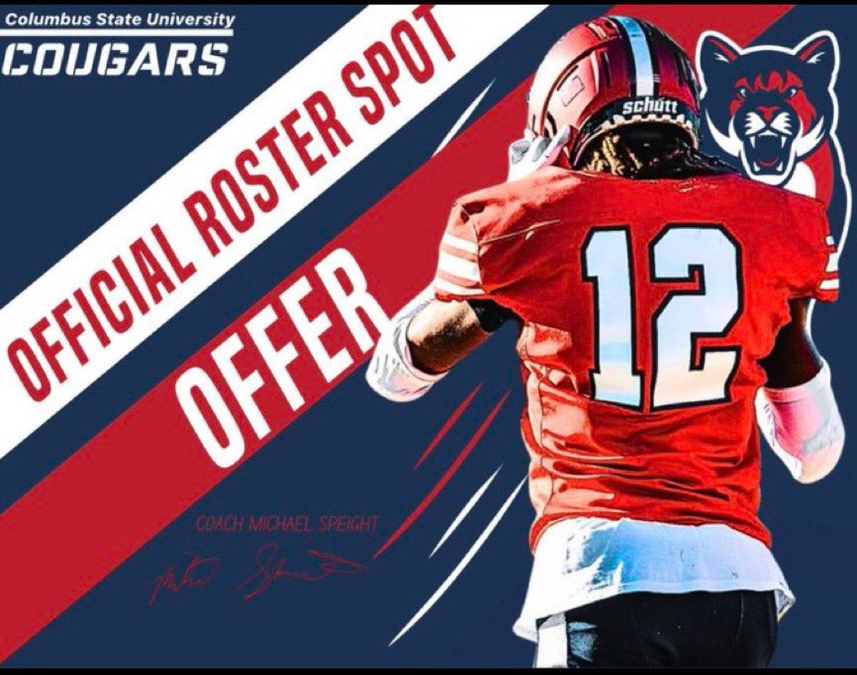 #AGTG blessed to receive a offer from Columbus State University  <a href="/RD4LFootball/">Jackson Red Devils Football</a> <a href="/Coach_Dungee8/">CoachDungee_JHS</a>