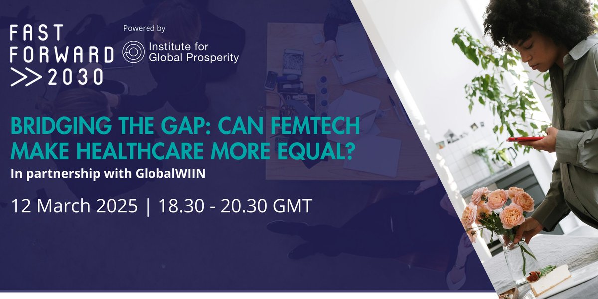 Fast Forward 2030 (@fastforward2030) on Twitter photo Join us on March 12 at UCLBaseKX for a powerful discussion on how femtech is closing the gender gap
Dr. Bola Olabisi <a href="/GlobalWIIN25/">GlobalWIIN Int</a> – Keynote
Solveiga Pakštaitė (Mimica) – Chair
Veronika Bridgman (Unravel) & Melis Eda Ekinci (Woost) – Speakers
eventbrite.co.uk/e/bridging-the… Join us on March 12 at UCLBaseKX for a powerful discussion on how femtech is closing the gender gap
Dr. Bola Olabisi <a href="/GlobalWIIN25/">GlobalWIIN Int</a> – Keynote
Solveiga Pakštaitė (Mimica) – Chair
Veronika Bridgman (Unravel) & Melis Eda Ekinci (Woost) – Speakers
eventbrite.co.uk/e/bridging-the…