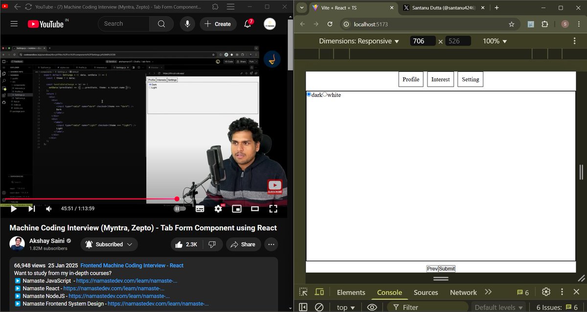Santanutwts's tweet image. Solving a machine coding round problem from @akshaymarch7 channel. Time to put logic and clean code to the test! 🚀 #MachineCoding #CodingChallenge #javascript