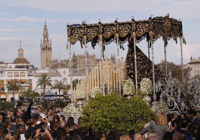 La Virgen de la Estrella procesionará con el histórico palio de Rodríguez Ojeda este Domingo de Ramos 2025 en Sevilla