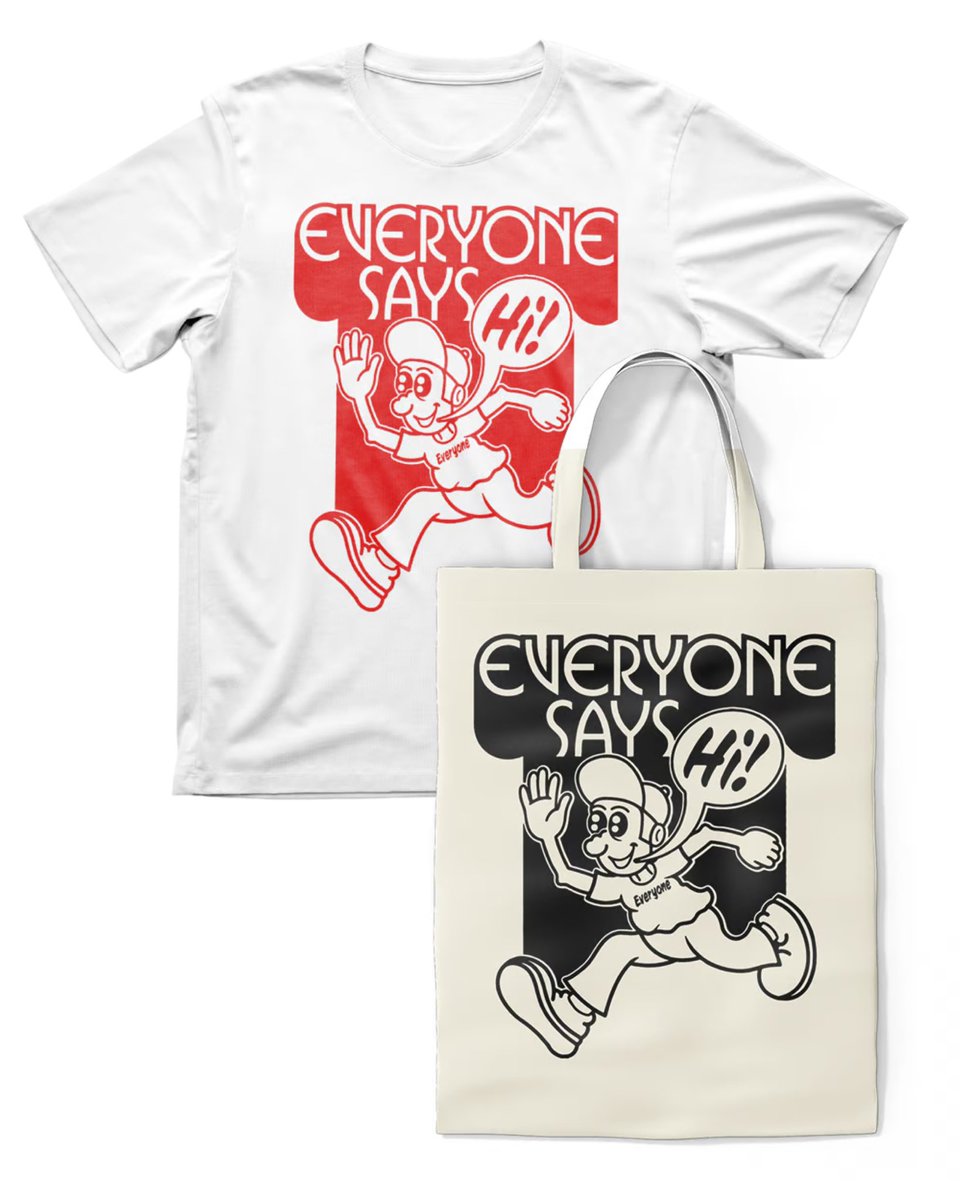 Our album has been out for a month already! Time flies. We've got signed vinyl and CD copies available on our website, plus Everyone Says Hi tee's, sweatshirts and tote bags designed by Mick Sanders. 

Enjoy: everyonesayshi.tmstor.es