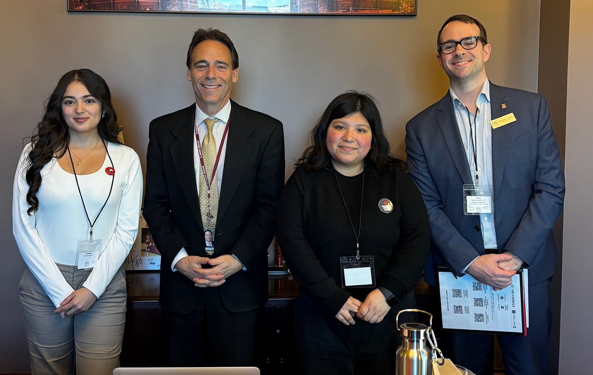 Great to see Northern Illinois University students and representatives at the Capitol advocating for higher education!