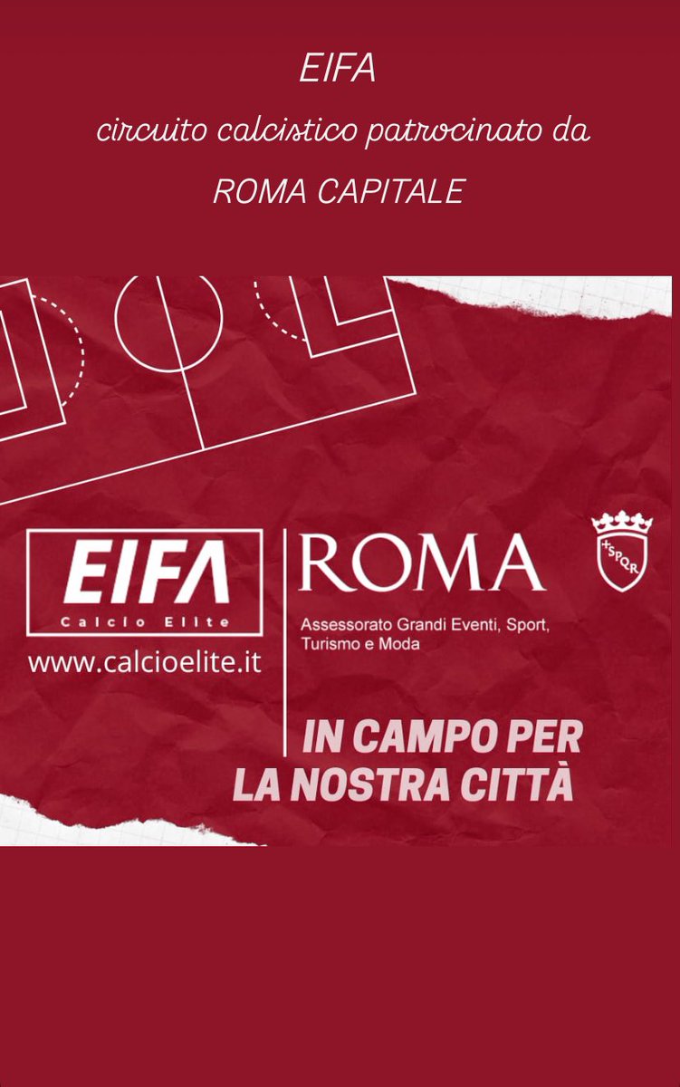 CAMPIONATOELITE's tweet photo. @RomaCapitaleNW @Ale_Onorato @Roma 

#patrocinio #Romacapitale #EIFA #calcio #sport #integrazione https://t.co/gVqceRjzrd