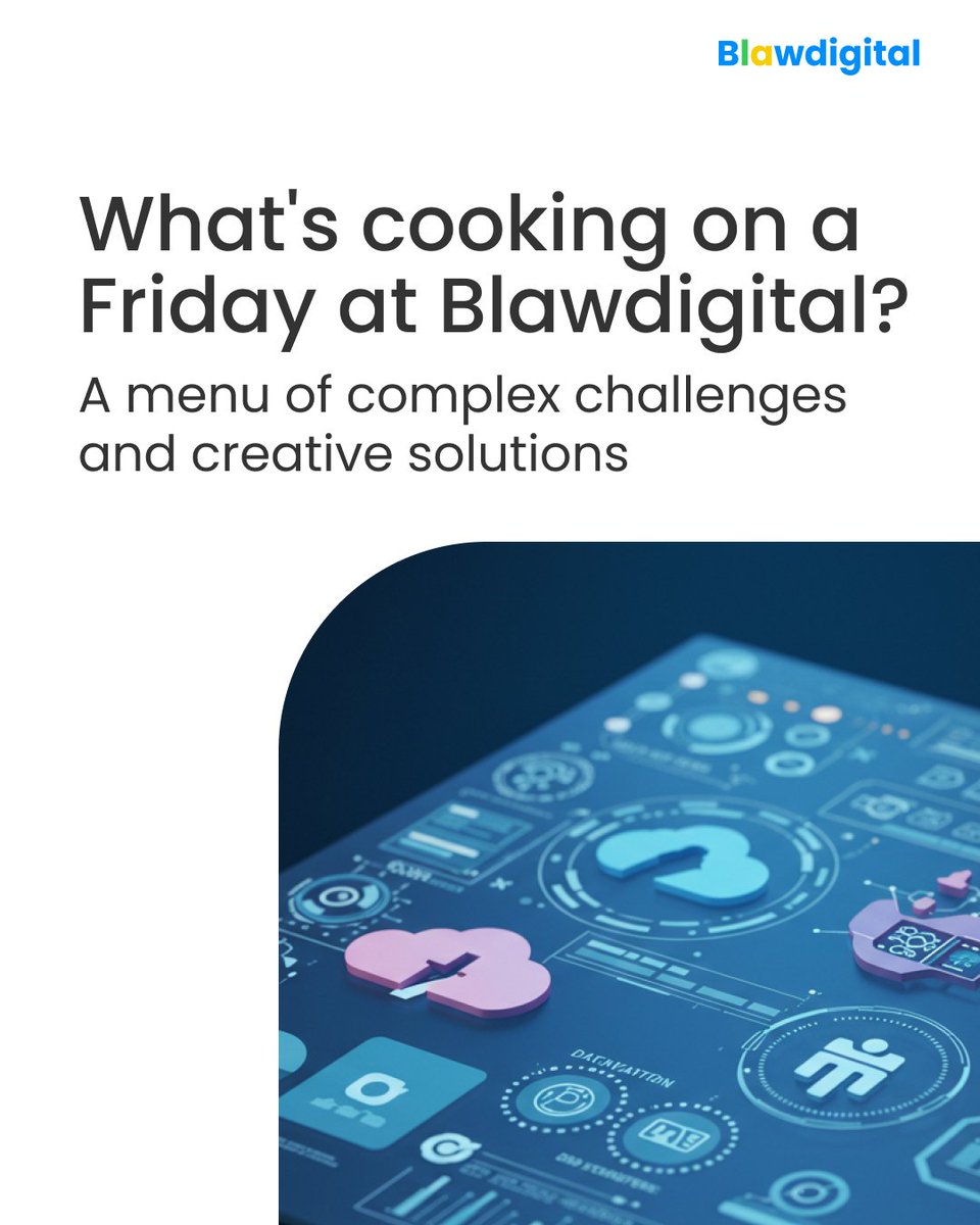 blawdigital's tweet image. We keep cooking #complexproblems and serving out #solutions
