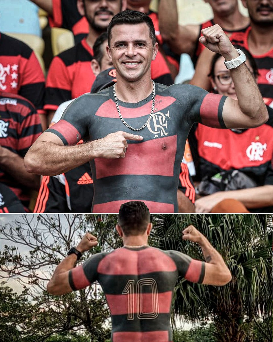 🧵TATTOO  ZA AJABU KATIKA ULIMWENGU WA SOKA DUNIANI 🧵

Namba 6 itakushangaza zaidi
Shuka nayo 🧵 

1.Shabiki huyu wa Clube de Regatas do Flamengo, inayojulikana zaidi kama Flamengo amechora tattoo ya jezi ya timu yake hiyo pendwa ukimuangalia kama kavaa jezi hiyo ni tattoo