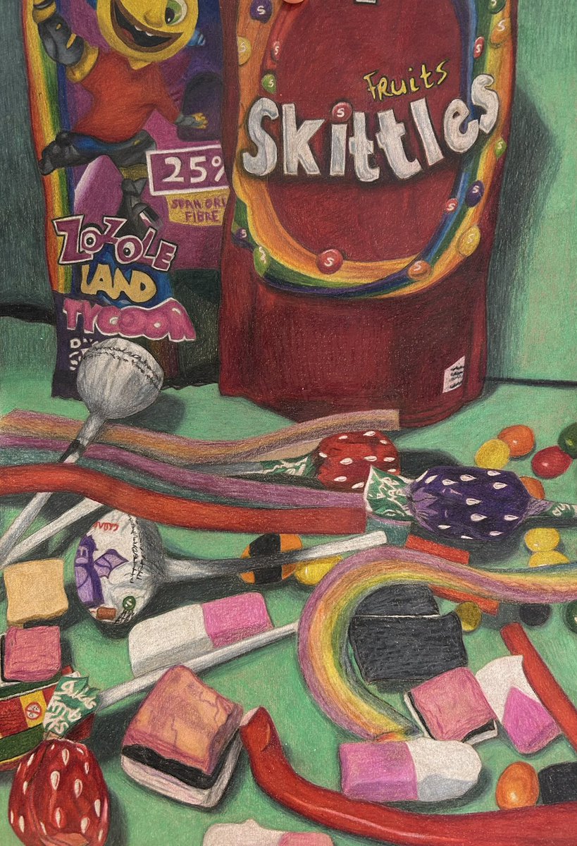 Final outcome completed for Erin’s Higher folio. Beautiful work. The countdown continues #art #expressivefolio <a href="/stbenedictsren/">St Benedict's High School</a>