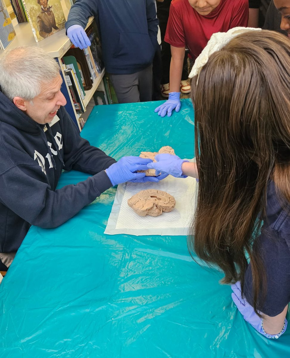 🧠 5th grade had an unforgettable day exploring the wonders of the human brain! A special visitor brought a real brain for students to see, touch, and learn about firsthand. Hands-on learning at its finest!