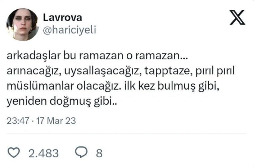 evet  B A Ş L I Y O R U Z