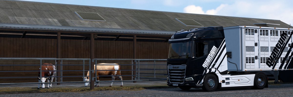 🌾 Every road is an adventure with Quantum. The DAF XF ensures every journey is smooth and stylish. Apply now! buff.ly/40M2gRh #TeamQGG #FleetFriday #ETS2