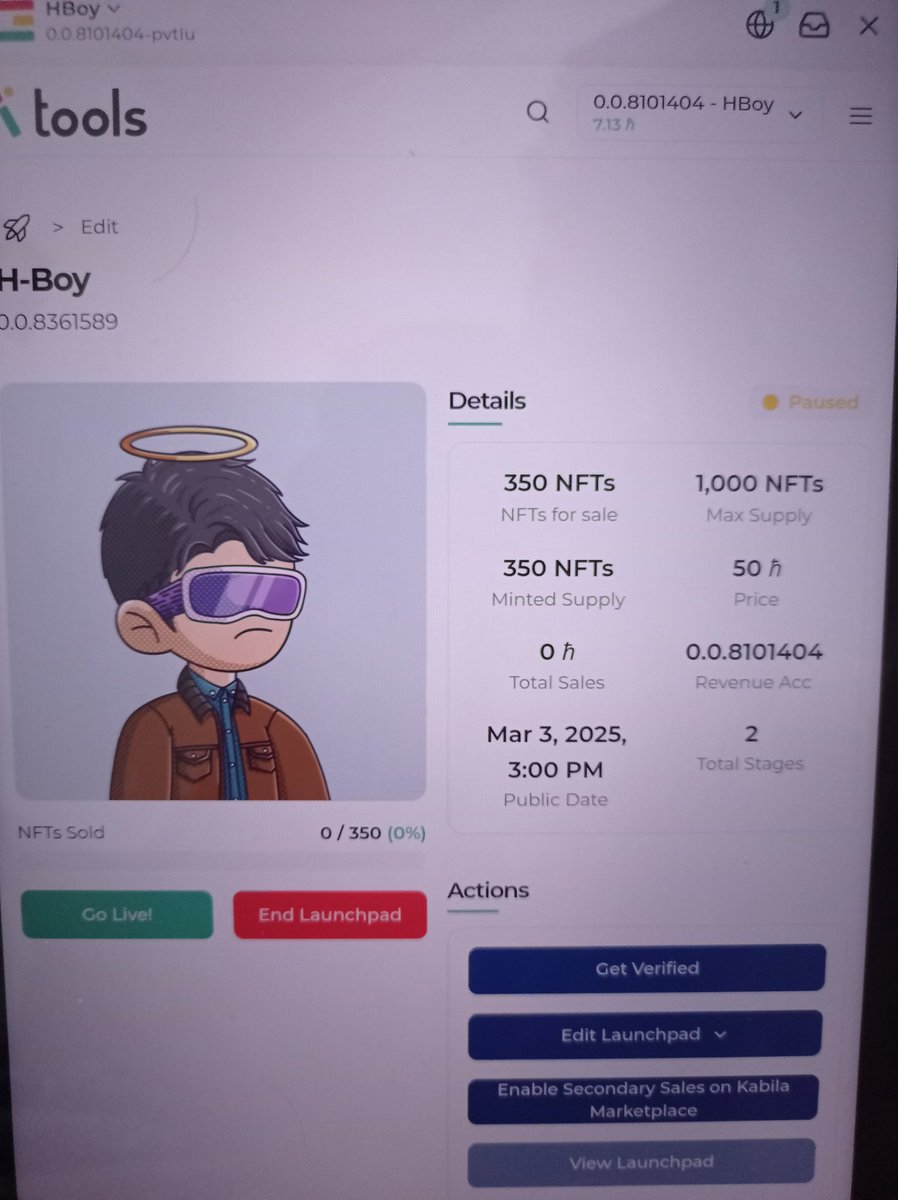 Who's ready for <a href="/Hedera_Boy/">H-Boy</a> mint tomorrow?! #HBAR 

They have done a great job getting involved in the ecosystem with the custom pieces and networking. It's time to see his hard work!!