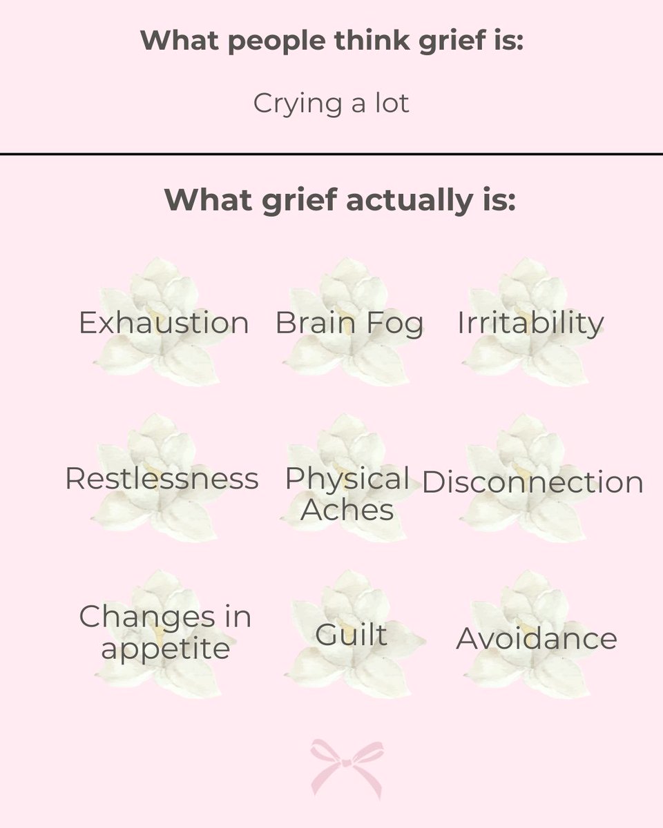 People have some misconceptions of what grief is, vs. what it actually is. 🤍

🏷️
Baby loss, child loss, navigating grief, coping with loss, baby loss awareness