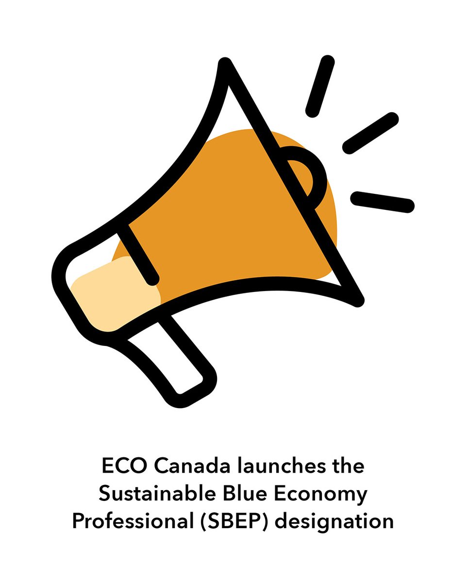 ICYMI… ECO Canada launched the Sustainable Blue Economy Professional (SBEP) designation, equipping professionals with the skills and knowledge to support the sustainable use of ocean resources. See what this means for employers and the industry.

🔗 ow.ly/QVL150UZFhh