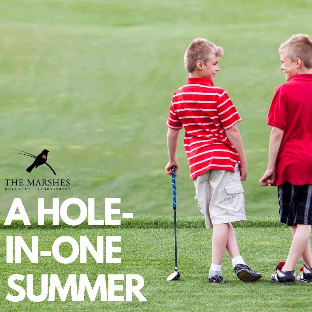 🏌️‍♂️ Give your young golfer the ultimate summer experience at our Junior Golf Camps at @marshesgolfclub! 

Spots are filling up fast—register now through the link in our bio! ⛳