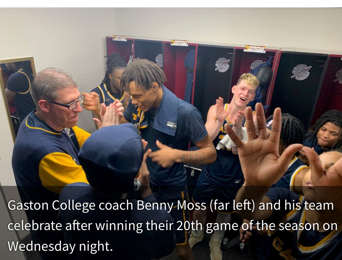 Robin & John Hauser (@robinjohnhauser) on Twitter photo Thank you <a href="/CoachBennyMoss/">Benny Moss</a> for being our Coach! Rhinos love <a href="/GCRhinosBB/">Gaston College Basketball</a>! Thanks for making this a historical year for Gaston College Rhinos Basketball! Thank you <a href="/CoachBennyMoss/">Benny Moss</a> for being our Coach! Rhinos love <a href="/GCRhinosBB/">Gaston College Basketball</a>! Thanks for making this a historical year for Gaston College Rhinos Basketball!