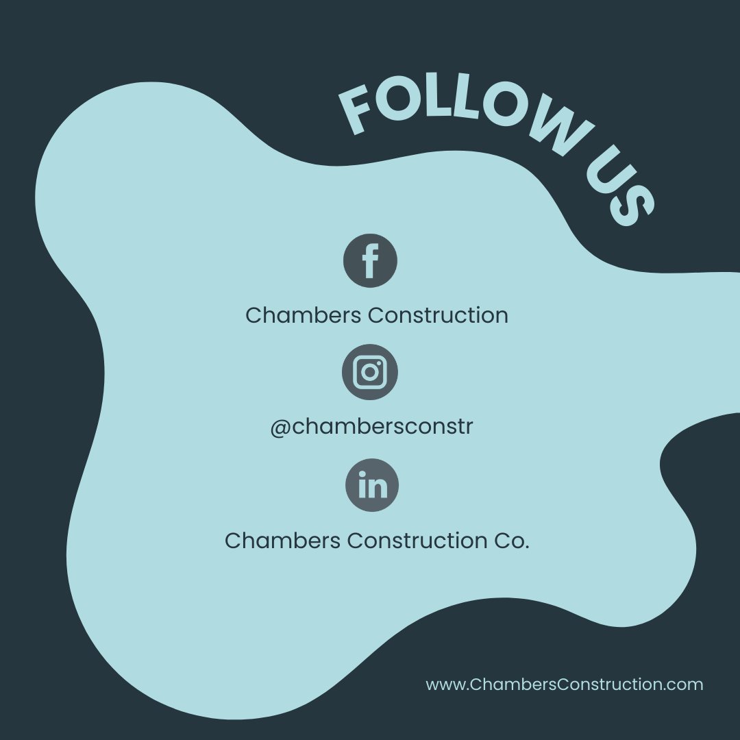 chambersconstr's tweet image. Want to know what&apos;s new? Follow us on our other social media channels! We are on Facebook, Instagram and LinkedIn. 🙂 #GoChambers #FollowUs