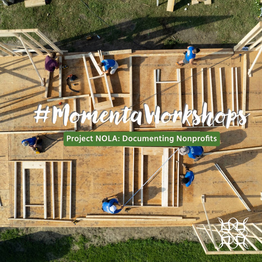 7 SPOTS LEFT: Project NOLA 2025: Documenting Nonprofits on April 15-19, 2025: momentaworkshops.com/workshop/nola-… 

Les bons temps rouler! ⚜️ #momentafamily

Photo by Julia Rendlemen for her workshop nonprofit partner <a href="/HabitatNOLA/">Habitat New Orleans</a>.