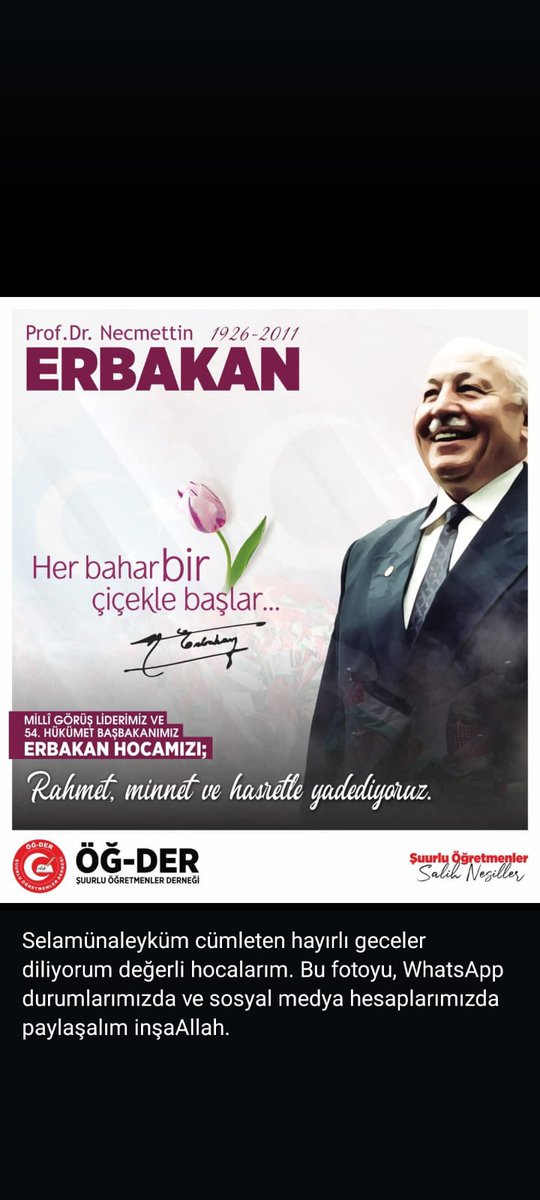 omerdiler02's tweet photo. Erbakan demek emperyalizme ve Siyonizme karşı olmak demek https://t.co/UETkNV8Pel