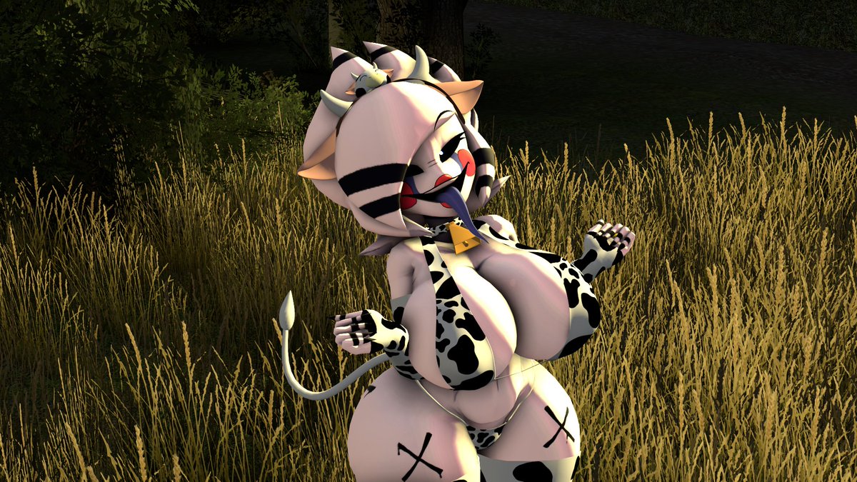 Project_RB_'s tweet photo. Mommy has a milk overload... I need you to milk me~~

Models:@CryptiaCurves, @FatalFire7 &amp; @Zanicart 
Software: SourceFilmmaker
Tags: #fnia #Marie #Cow #SFW #Fredinas https://t.co/qn900TOznY