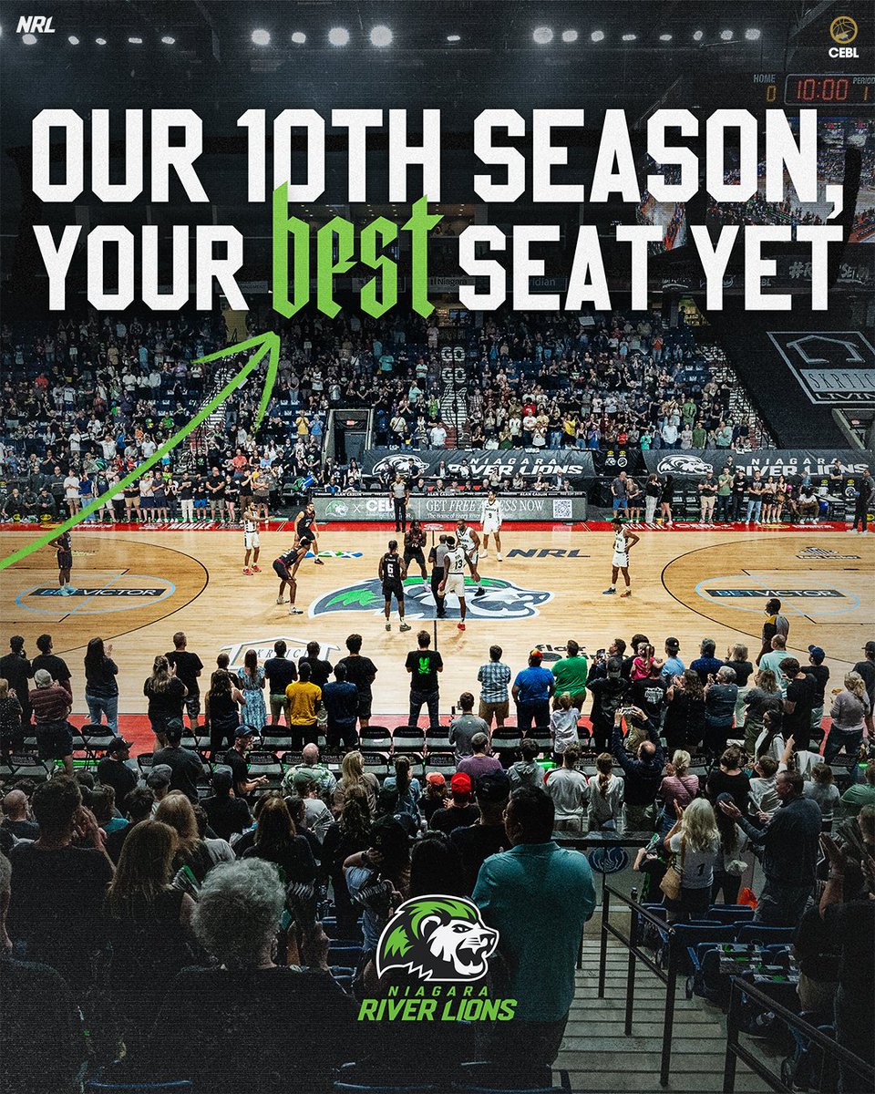 To celebrate our 10th anniversary season &amp; <a href="/CEBLeague/">CEBL</a> 🏆,we're centering the court at the <a href="/MeridianCentre_/">Meridian Centre</a> for an elevated fan experience. Single game tickets coming soon! Text DUNK to 289-273-5905 for pre-sale.

🔗Read the full story: bit.ly/41k5laf

#TheHunt | #PullUp