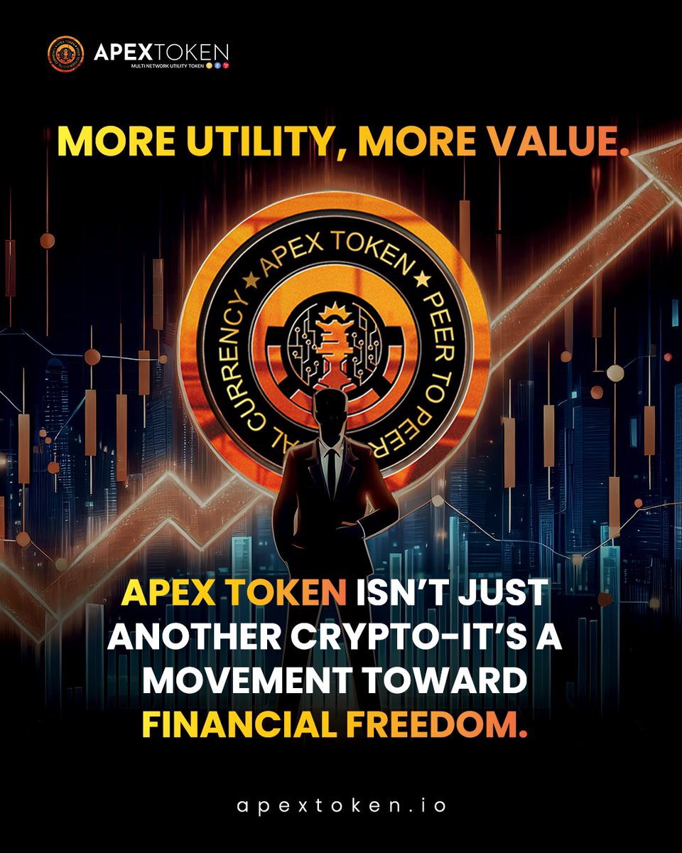 More than just a crypto—Apex Token is a movement toward financial freedom! Unlock more utility, more value, and take control of your future.

#ApexToken #CryptoRevolution #FinancialFreedom #BlockchainInnovation

Visit apextoken.io to learn more!