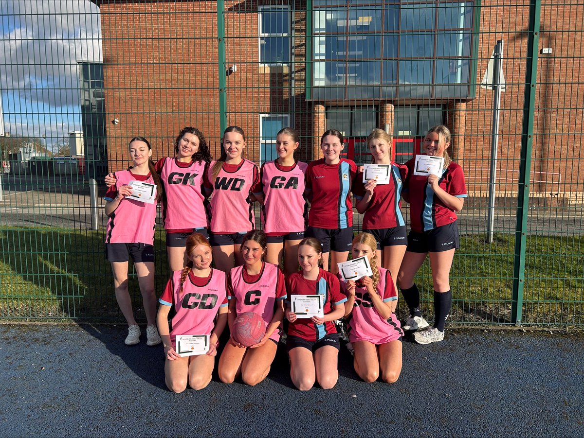 Amazing work from our Y10 Girls Netball team who were crowned Hyndburn and Ribble Valley champions yesterday afternoon!! A credit to the school.
