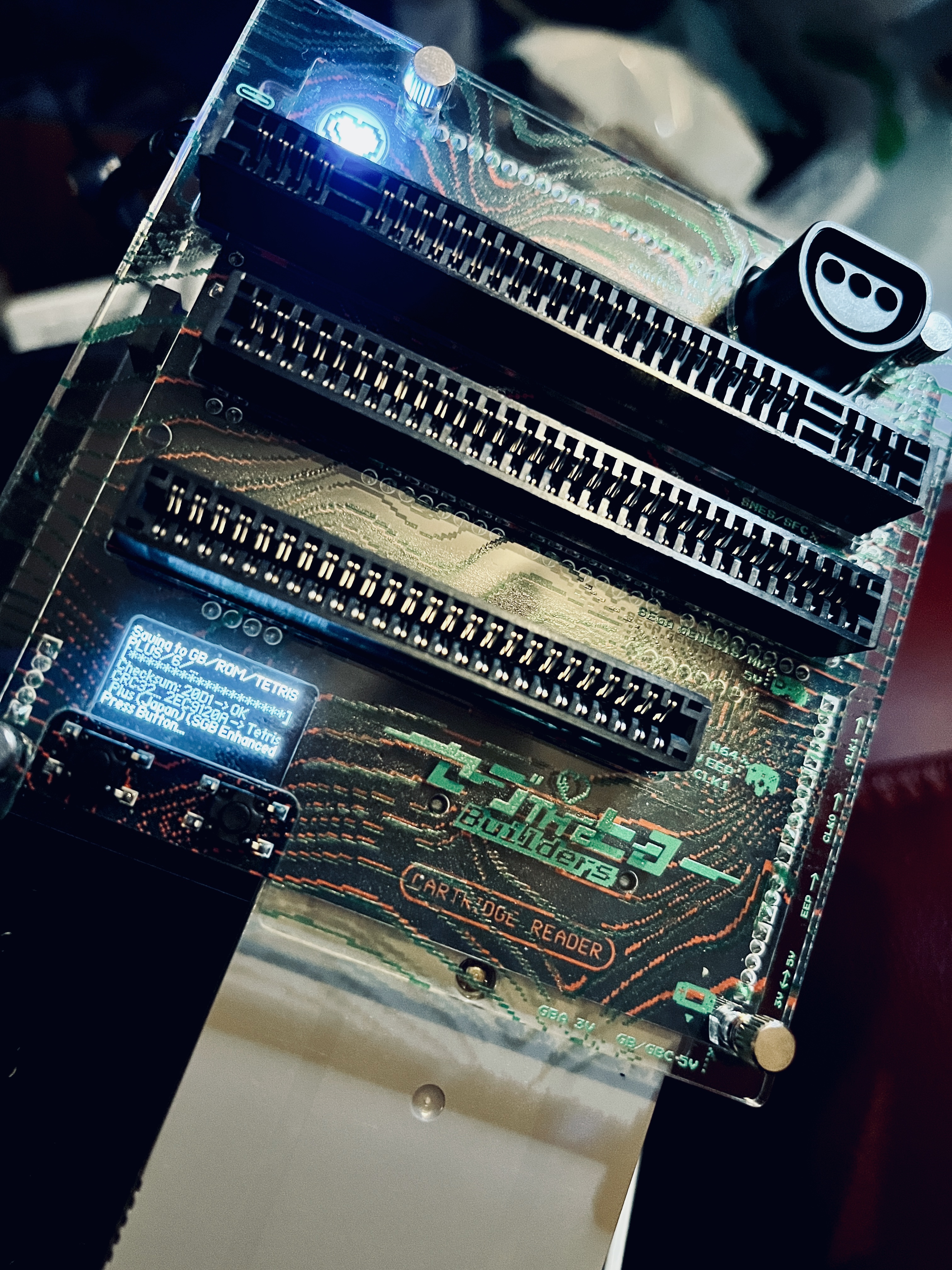 ゲームソフトダンパー セーブTHEヒーロー ブルーpcbボード
