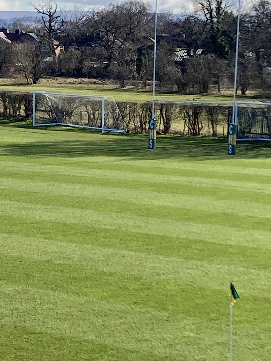 Rugby pitch Thursday turns into football pitch Friday 🪄<a href="/CheadleHulmeSch/">Cheadle Hulme School</a>