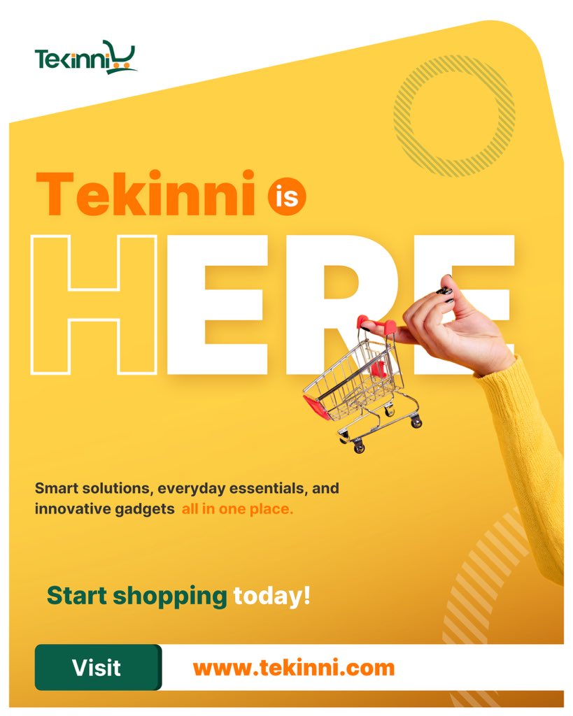 tekinni's tweet image. We said February, and here we are! 

Tekinni is now LIVE!

Explore our innovative world of tech and lifestyle essentials, designed to make your life smarter, easier, and more enjoyable.

Shop via the link in our bio and discover the future of living.

#smartlivingsimplified