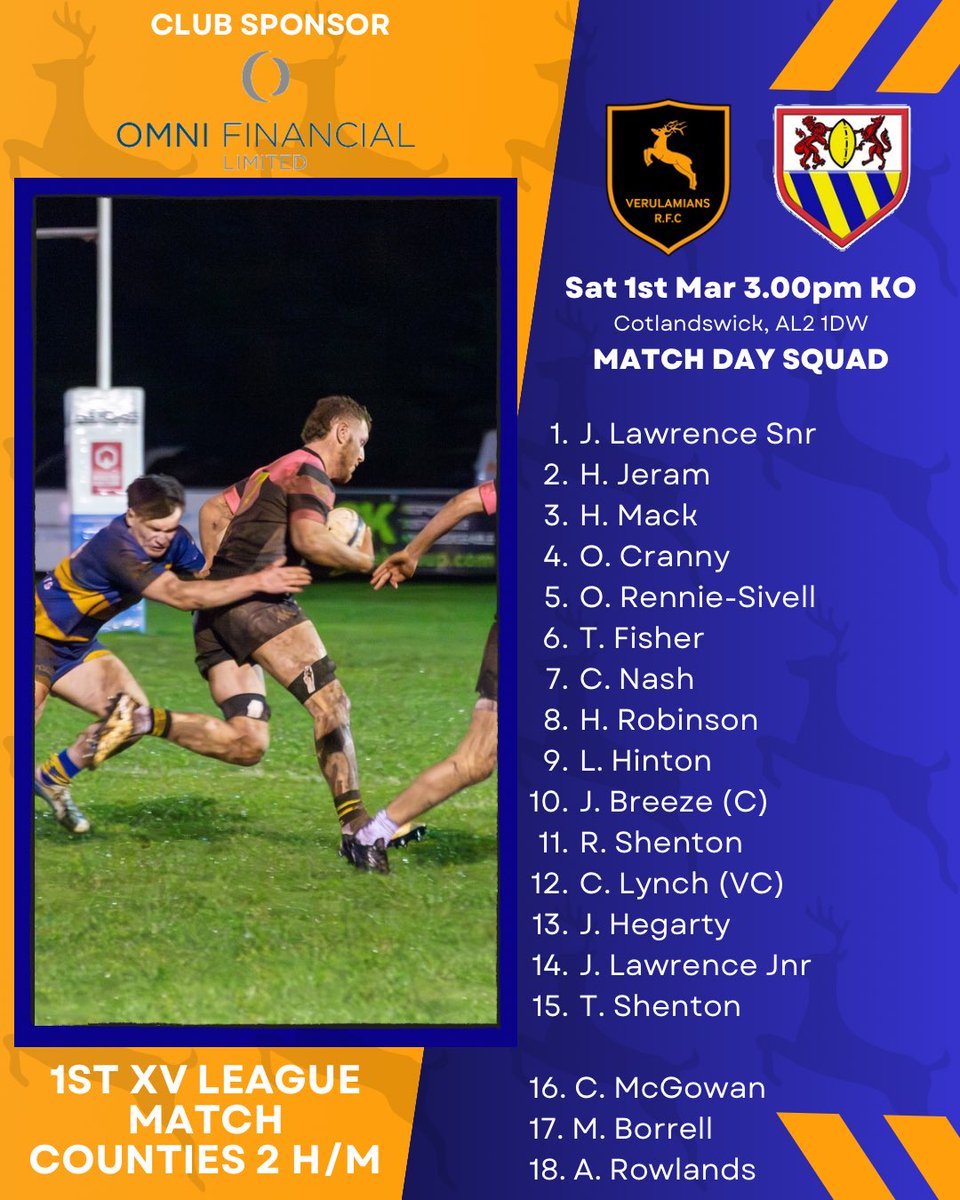 🚨 𝐒𝐐𝐔𝐀𝐃 𝐀𝐍𝐍𝐎𝐔𝐍𝐂𝐄𝐌𝐄𝐍𝐓🚨 

Just the one game for the seniors this weekend

The 1st XV welcome Enfield Ignatians and are looking to avenge a close loss earlier in the season!

📍Cotlandswick
🕣 3:00pm kick off

#UpTheVees 🔵🟡