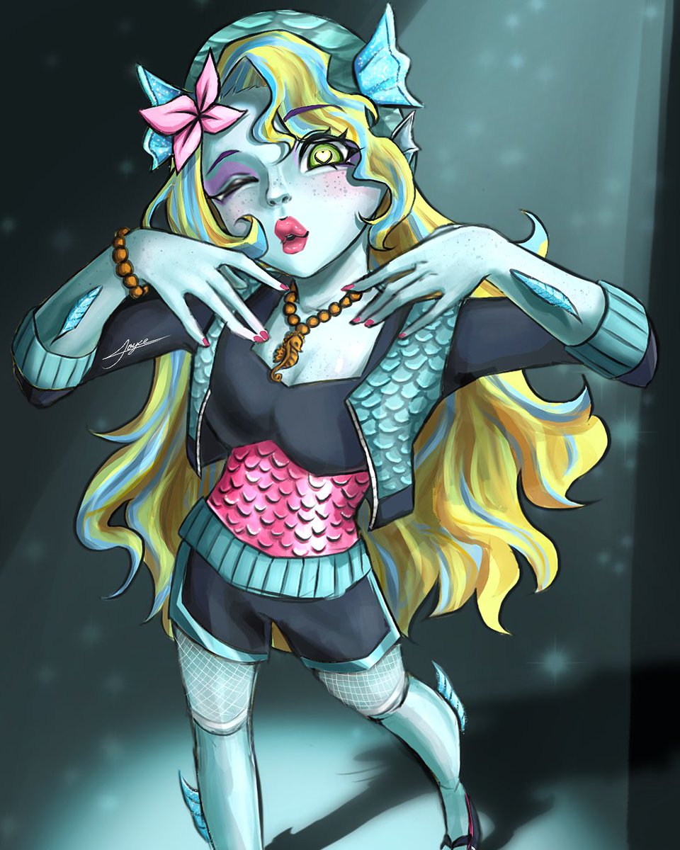 Lagoona Blue done!! 🐠🫧🫧💙
#artmoots #MonsterHigh
