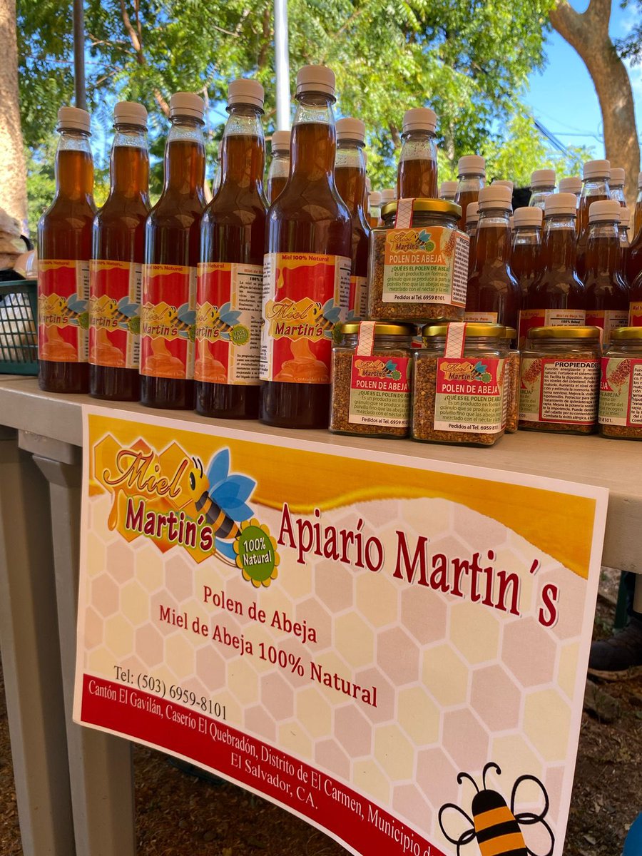 ADELLaUnion's tweet image. Este día estamos llevando a cabo un #agromercado en Conchagua con apicultores, productores de frutas y de hortalizas en el marco del programa @ALINVESTVerde con el apoyo de @UEenElSalvador