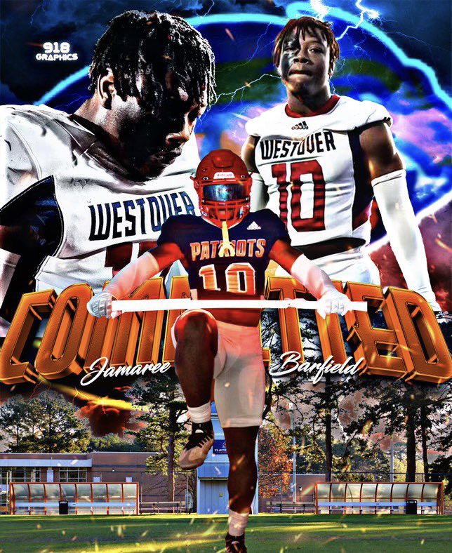 Jamaree “J10”Barfield (@j10barfield) on Twitter photo 1000% Committed Blessed to get an opportunity to play for Clayton State University 💙🧡 <a href="/coachwilliams70/">justcallmecoachwilliams</a> <a href="/RecruitGeorgia/">Recruit Georgia</a> <a href="/GAVarsityRivals/">GaVarsity</a> <a href="/FCRecruits/">First Choice Recruiting</a> <a href="/Spotlight39_Pod/">SPOTLIGHT 39</a> 1000% Committed Blessed to get an opportunity to play for Clayton State University 💙🧡 <a href="/coachwilliams70/">justcallmecoachwilliams</a> <a href="/RecruitGeorgia/">Recruit Georgia</a> <a href="/GAVarsityRivals/">GaVarsity</a> <a href="/FCRecruits/">First Choice Recruiting</a> <a href="/Spotlight39_Pod/">SPOTLIGHT 39</a>