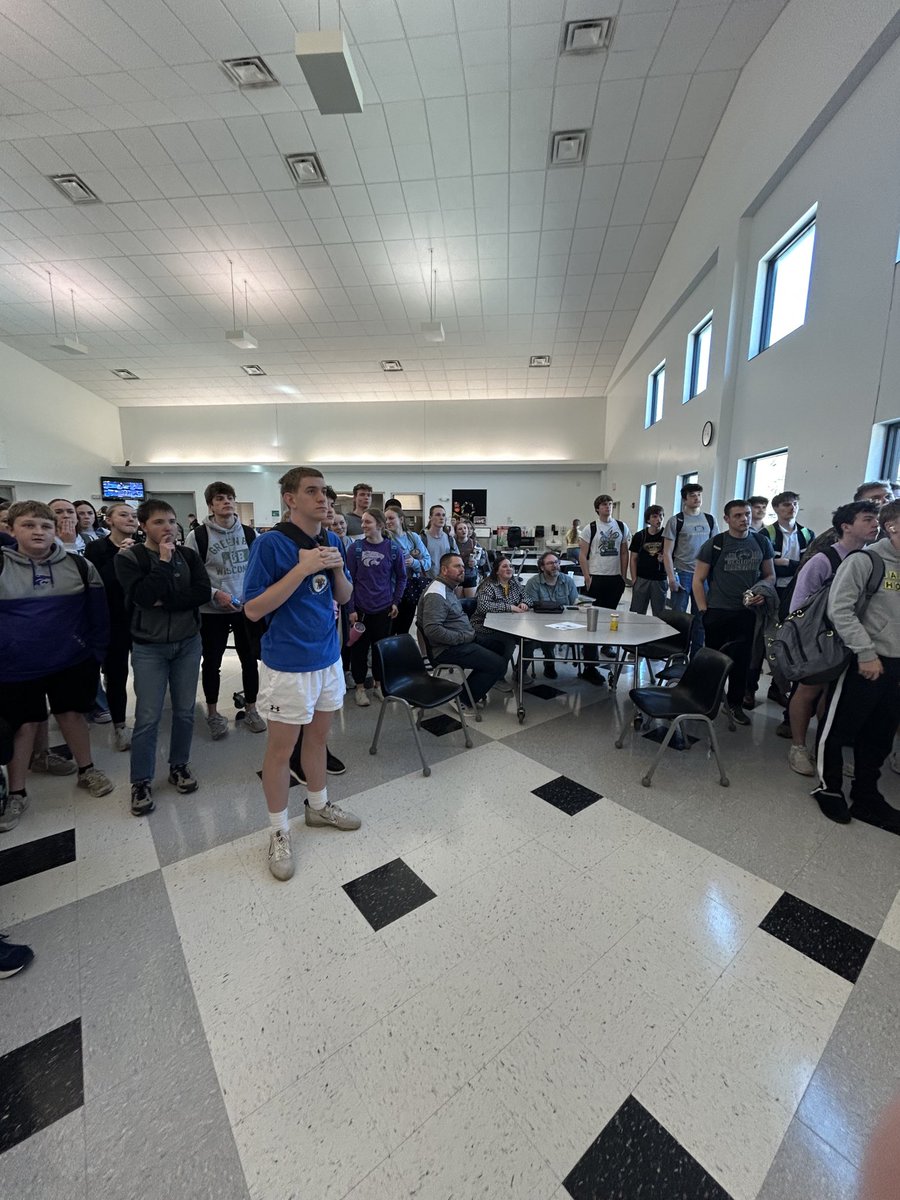 School watching Nate at State