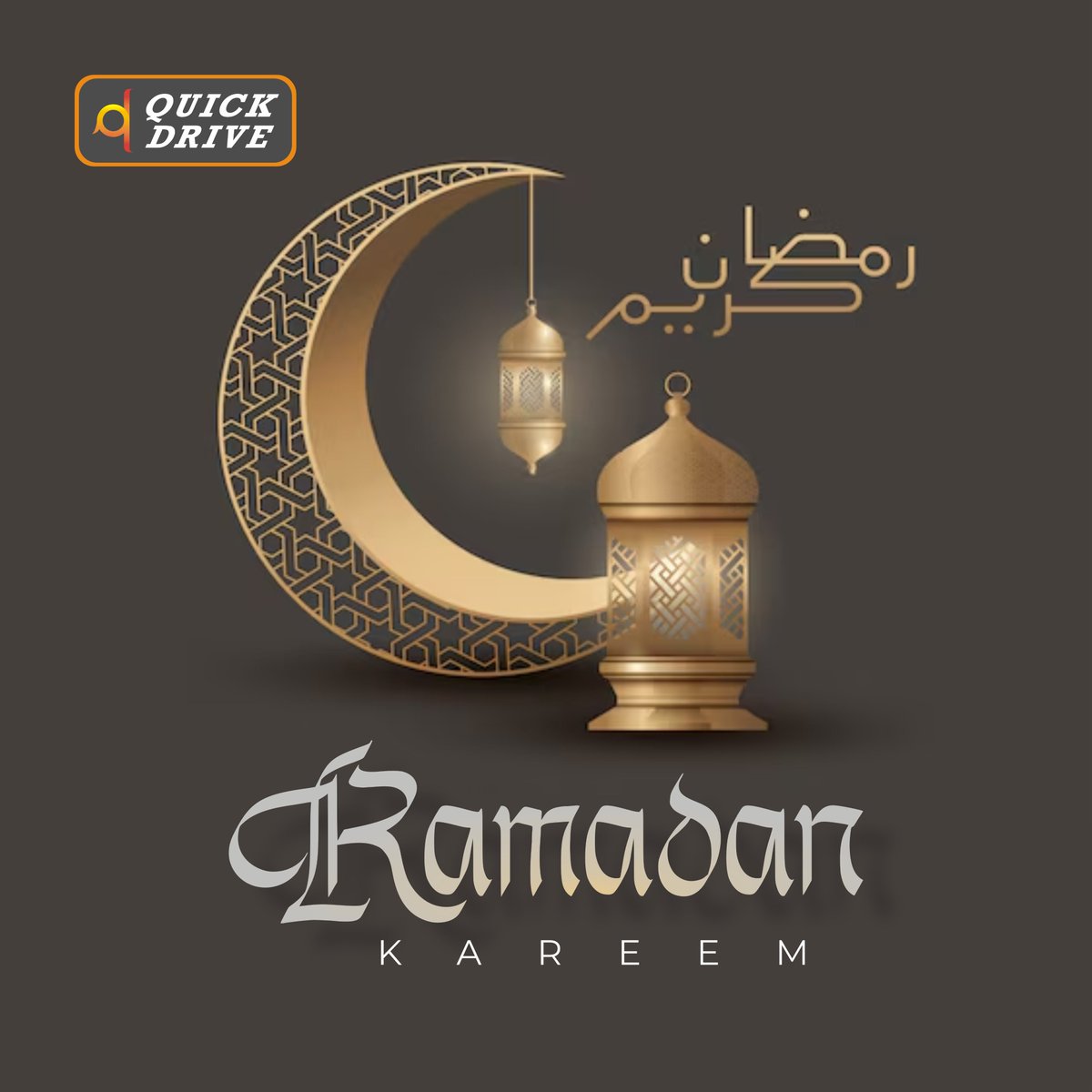 AQuickdrive's tweet image. 🌙✨ Ramadan Kareem Mubarak! ✨🌙 Quick Drive Rent a Car extends warm greetings this holy month. May your journeys during Ramadan be filled with peace, blessings, and prosperity. Let’s drive towards kindness and togetherness this season.

#CarRental #CarRentalNearMe #QuickDrive