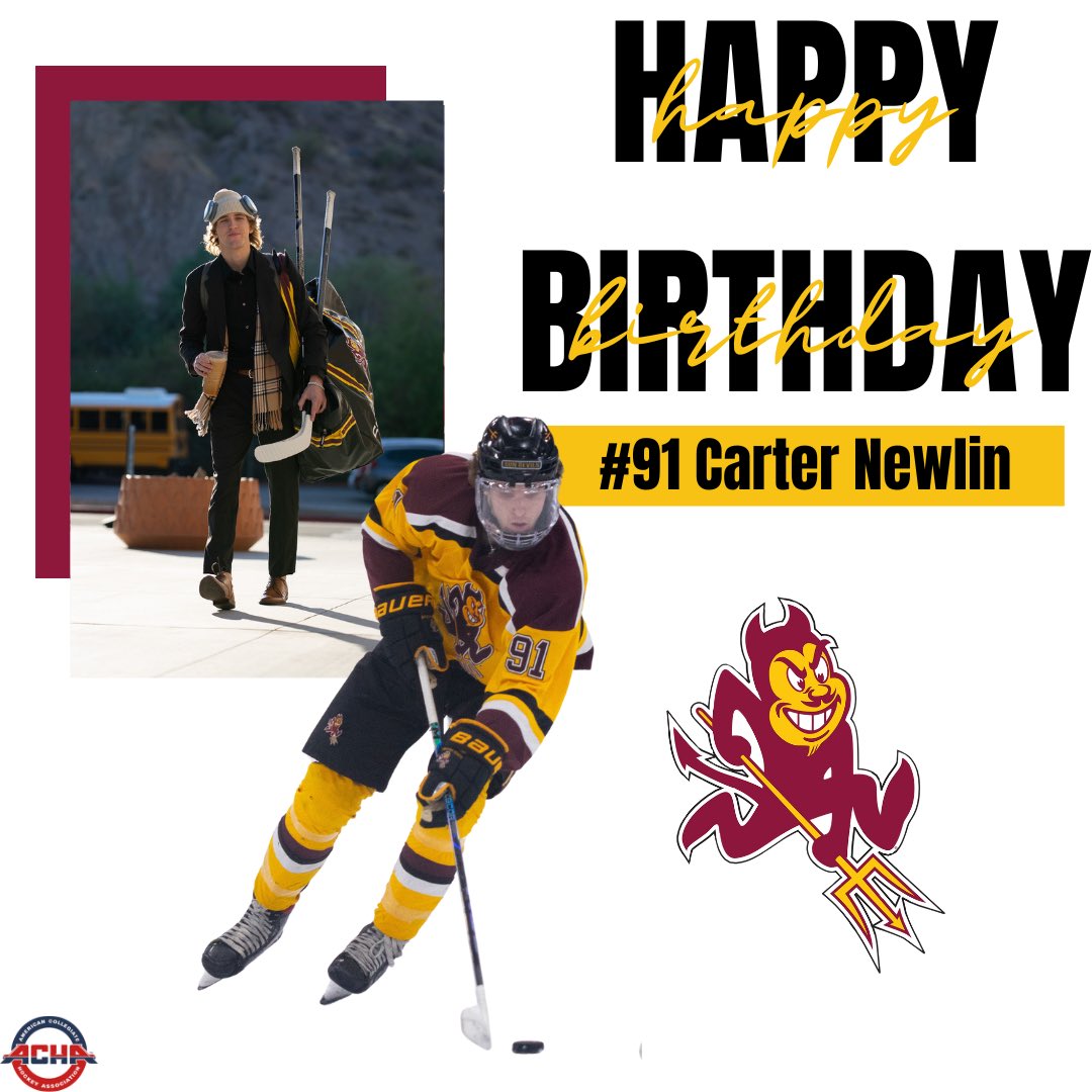 The Sun Devils wish Forward, Carter Newlin a Happy Birthday! 

#GoDevils 🔱⬆️