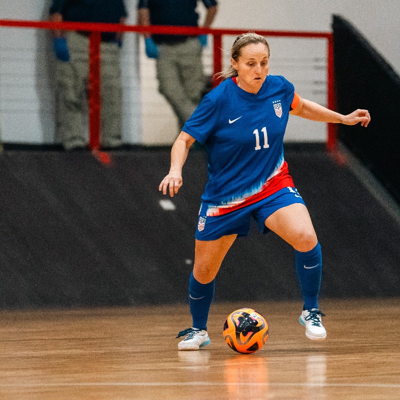 ussoccer_ENT's tweet photo. The #USfutsalWNT continued the program’s fast start with a convincing 5-0 win over Costa Rica in the teams’ second international friendly Thursday night. 

Jeanette Fieldsend nets a brace and Sarah Martin, Carlie Banks and Brianna Harshe score first international goals.