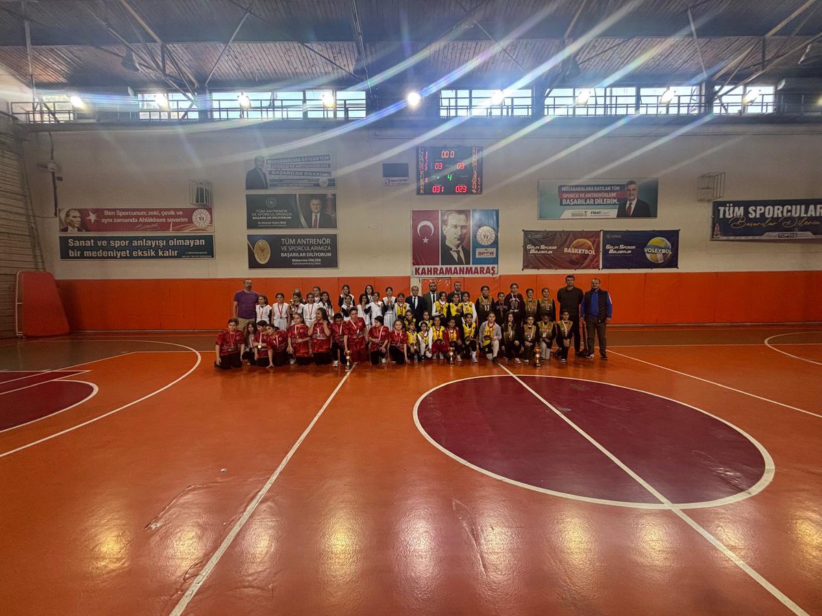 2024-2025 Eğitim-Öğretim Dönemi Okul Spor Faaliyet Programı kapsamında düzenlenen Basketbol Küçük Kızlar İl Birinciliği müsabakaları sona erdi.

Dereceye giren okullarımızı tebrik eder, gruplarda ilimizi temsil edecek sporcularımıza başarılar dileriz. 🏀
