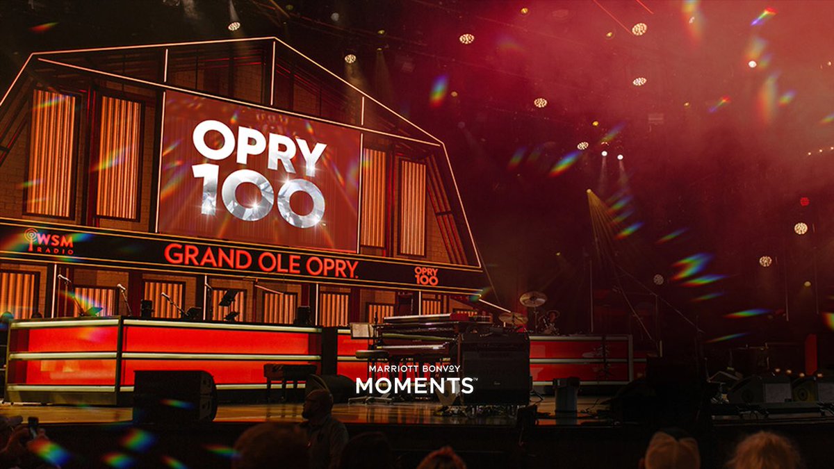 Country music lovers, you don't want to miss this historic event. Get exclusive access to The Grand Ole Opry's 100-year live celebration, along with a stay in the heart of Nashville. Follow the music and make it yours here: moments.marriottbonvoy.com/en-us/moments/… #MarriottBonvoyMoments