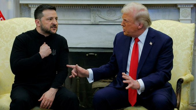 AlertesInfos's tweet photo. 🚨🇺🇸🇺🇦 ALERTE INFO - HIS-TO-RI-QUE ! VOLODYMYR ZELENSKY QUITTE LA MAISON-BLANCHE. Sa conférence de presse avec Donald Trump est ANNULÉE. https://t.co/5cMvzQ6fLD