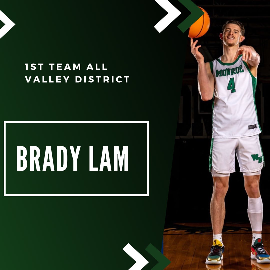 Congratulations to Senior guard &amp; <a href="/RMCHoops/">Randolph-Macon Hoops</a> commit, <a href="/brady2lam/">Brady Lam</a> on earning 1st Team honors! 

With a State Title run starting on Tuesday, through 26 games, Brady is averaging: 

25.2ppg | 13.1rpg | 2.5apg | 2spg