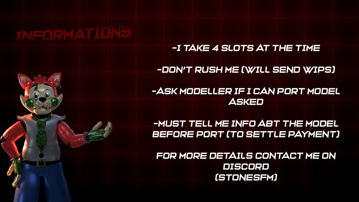 SfmStone's tweet image. Sfm porting c0mm with Substance Painter texture work are now OPEN!!  

-----------------------------------------------------------  

IMPORTANT NOTES! 

 -I accept paypal payment    

-RTS are really appreciated.   

-Got any Questions? contact me on discord stonesfm  

1/2