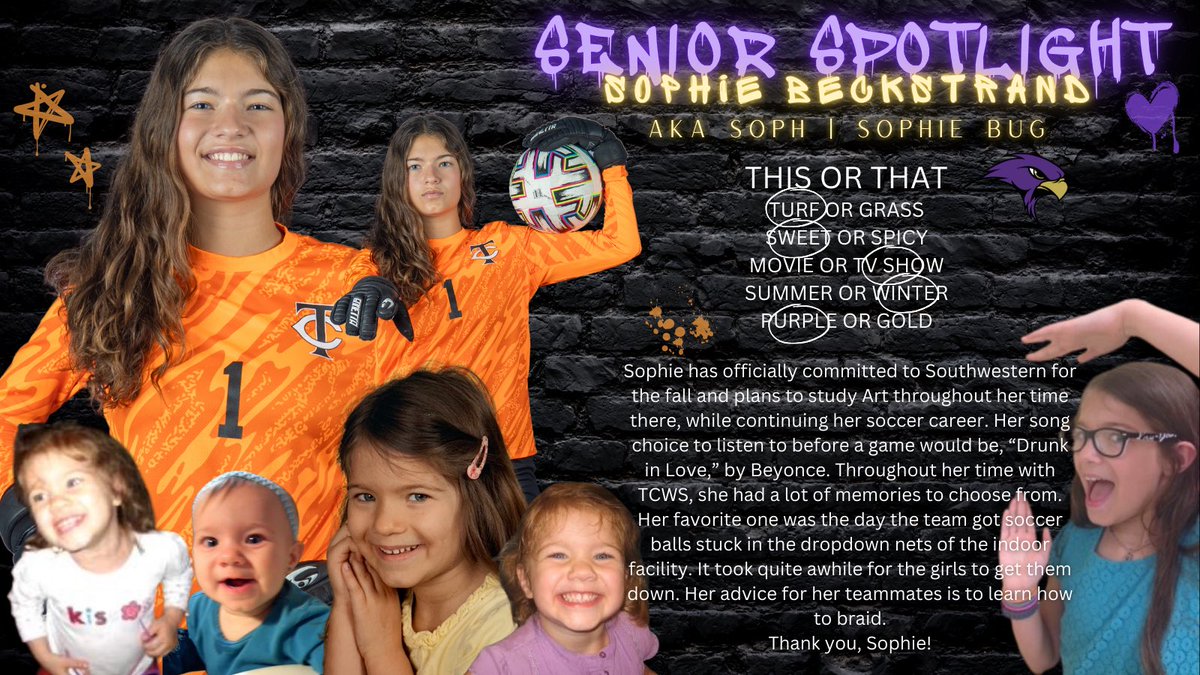 TCHS_WSOCCER's tweet photo. Meet our SENIORS!!! We are so so proud of each of these girls! What they’ve done for TCWS and the legacy they’re leaving will impact many after them! We wish them the best as they continue their soccer and academic careers in college! 
#tcod #talonsup https://t.co/XU4ExDXGZT