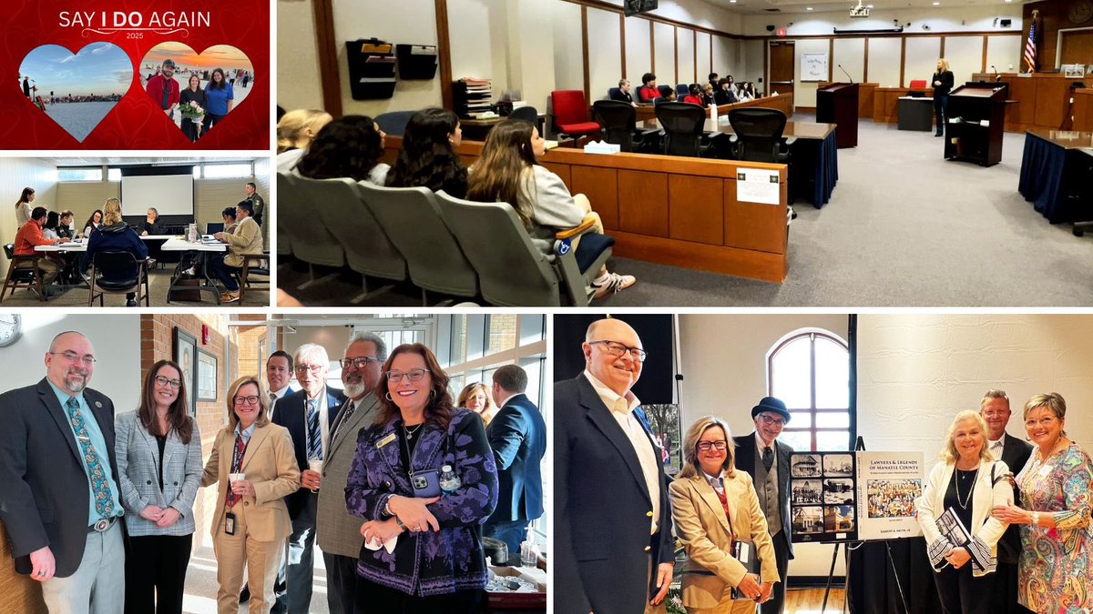 #12circuitfl judges had a busy February. They presided over wedding vow renewal ceremonies and Veterans Amnesty Court; hosted a civics class; networked with fellow judges, lawyers; &amp; one even published a book about the circuit’s legal history. Read more at jud12.flcourts.org/news