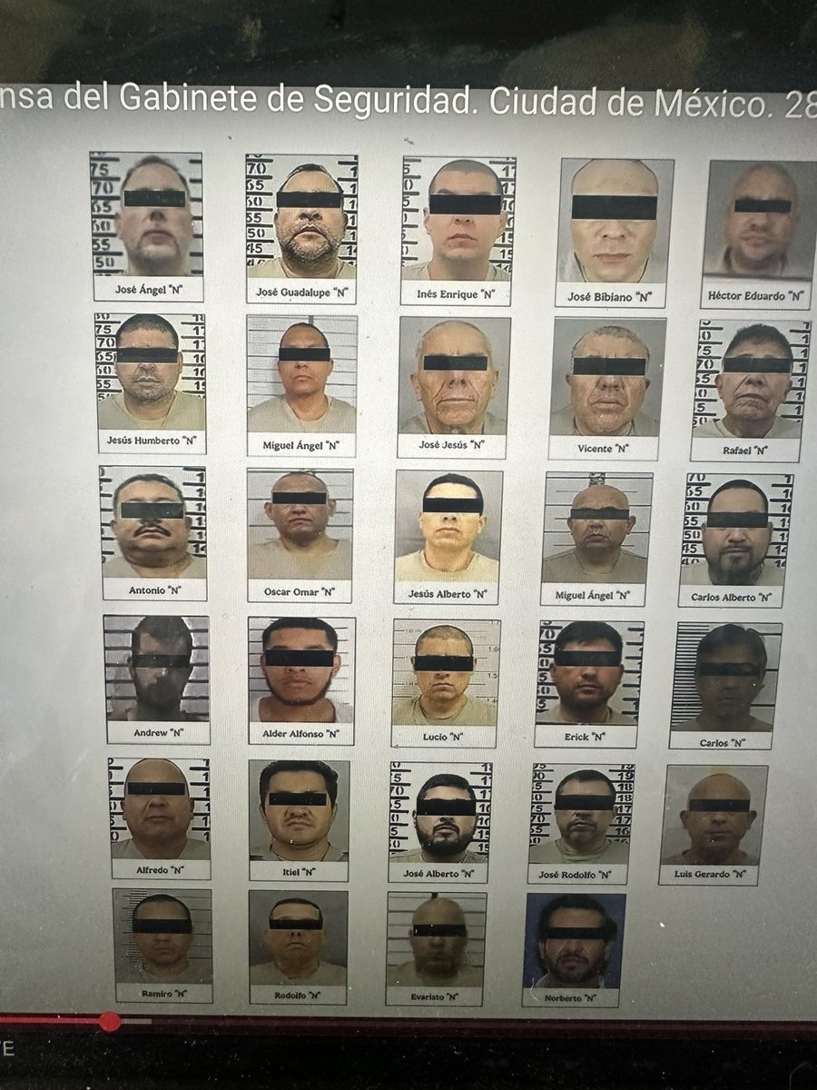 The 29 extradited from Mexico to the US read like a who’s who of cartel history. From Caro Quintero, Z40, Z42 to cartel bookkeepers and top lieutenants. Govt claims removing them under National Security Law allowed them to get around any injunctions from extradition.
