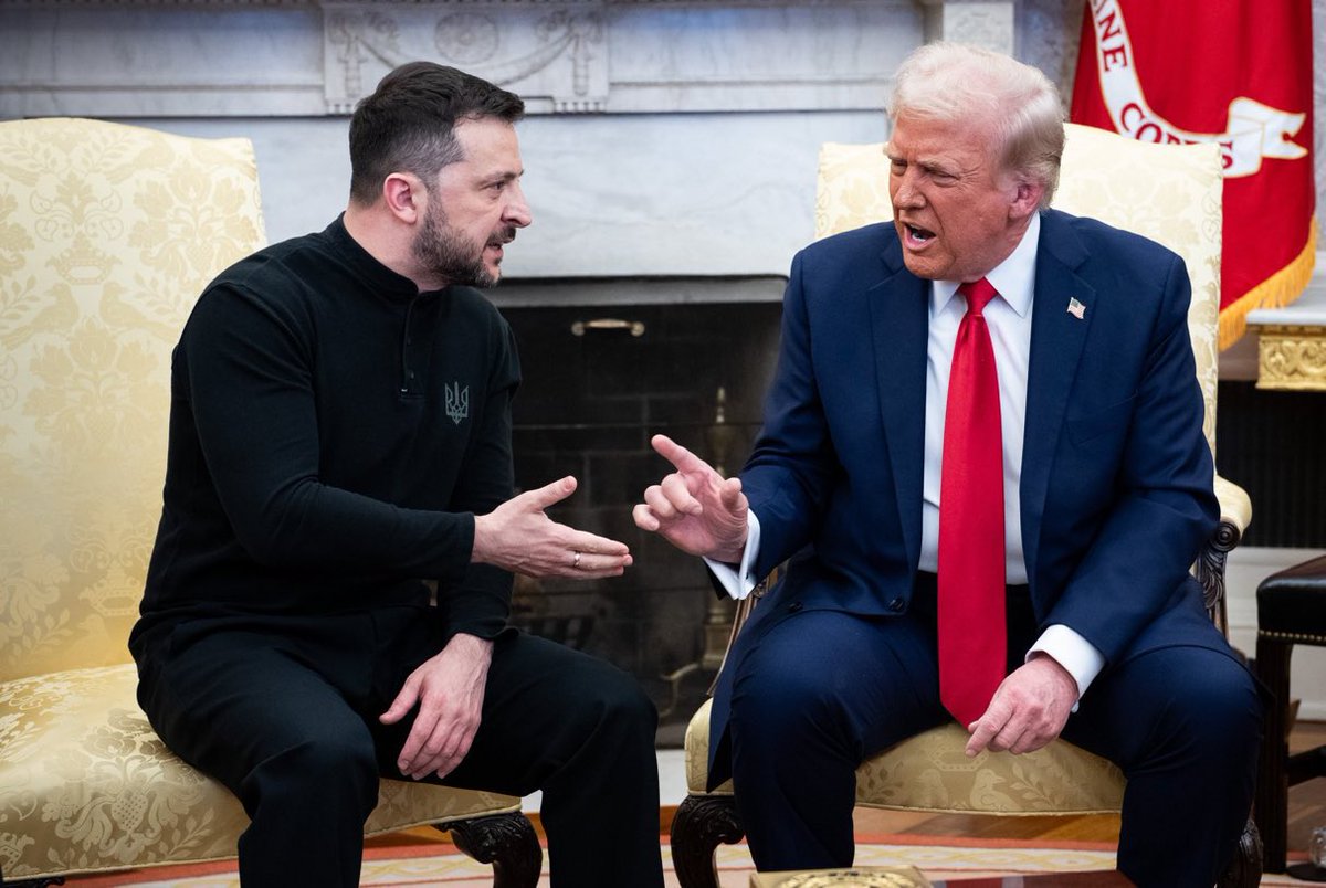🚨BREAKING: The White House press conference with Zelenskyy and President Trump is cancelled.
