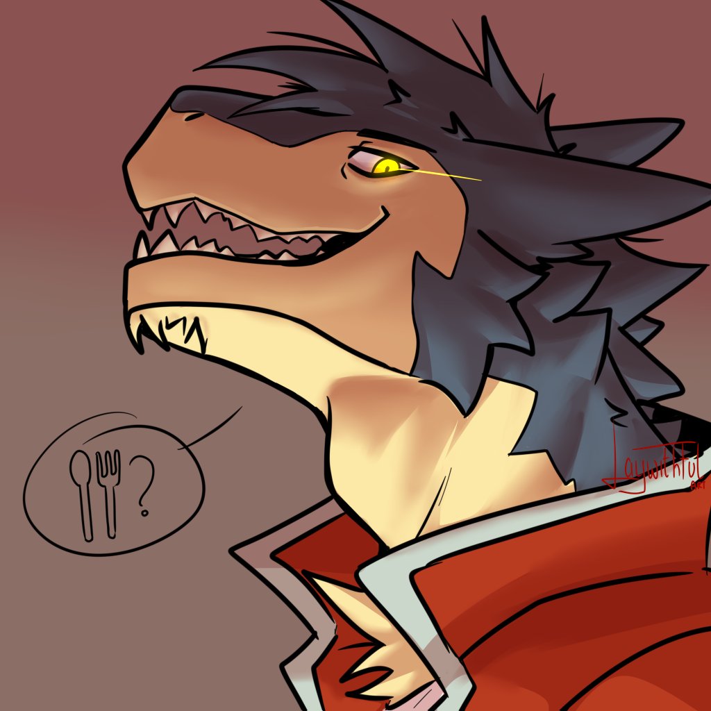 laywithfull's tweet image. POV: You got fried chicken infront  of him.