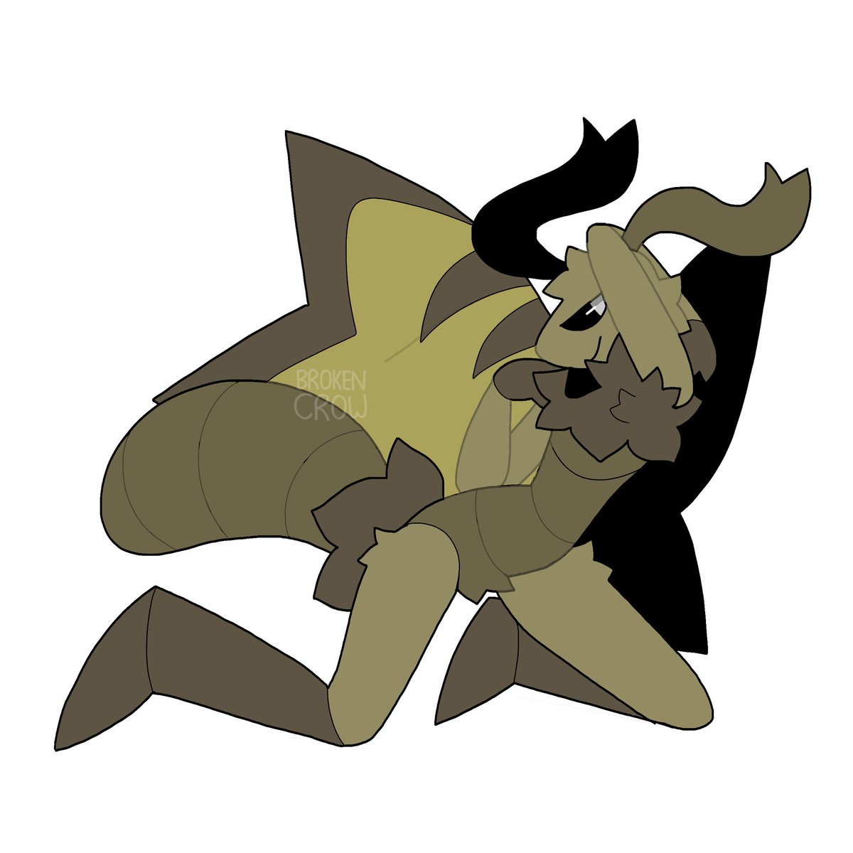 brokencroww's tweet image. Pretty mop #bugfables #bugfablesoc #venbrokencroww #oc #digitalart #smallartist #brokencroww