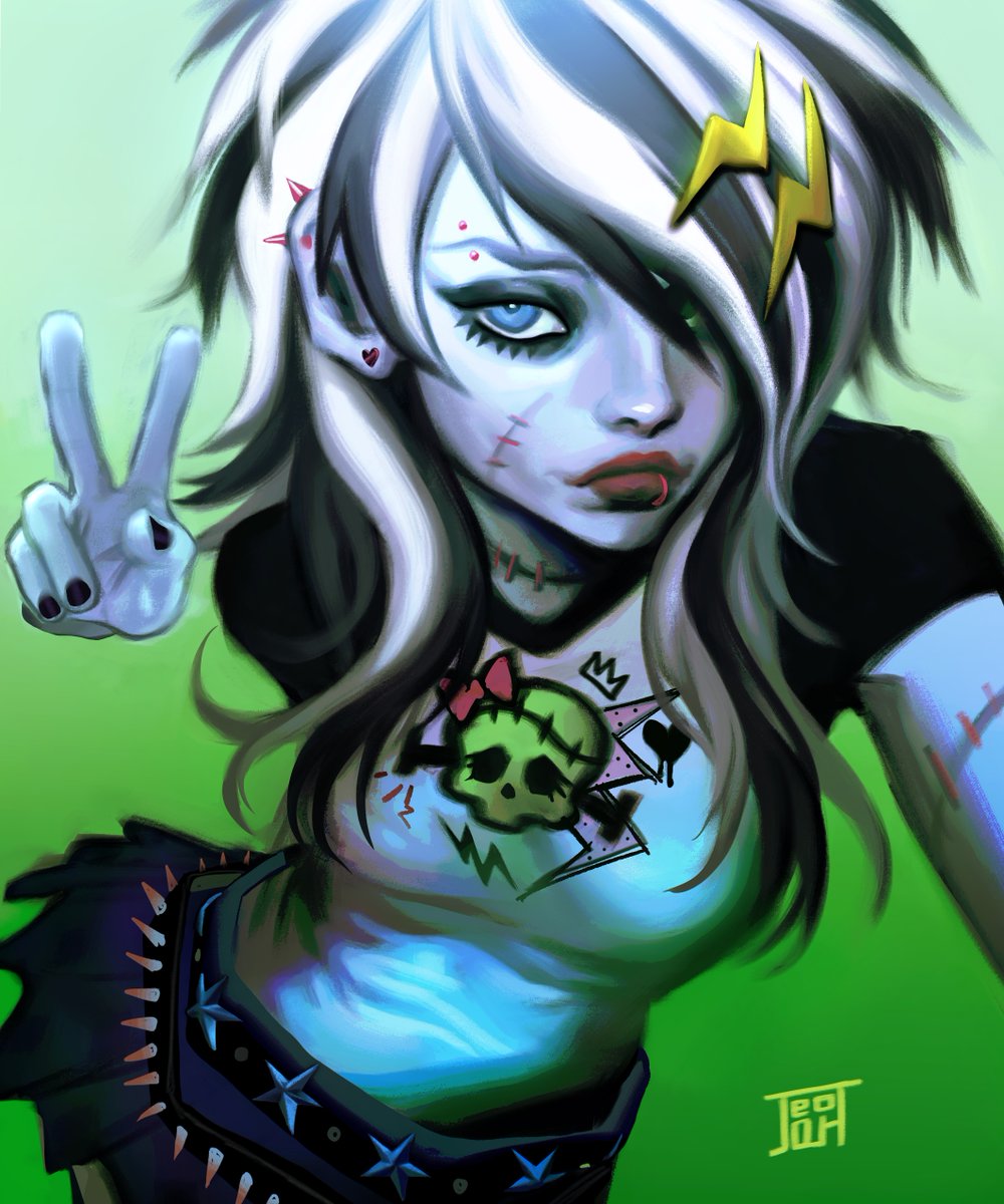 jeo_art's tweet image. #scene frankie stein⚡️ #MonsterHigh