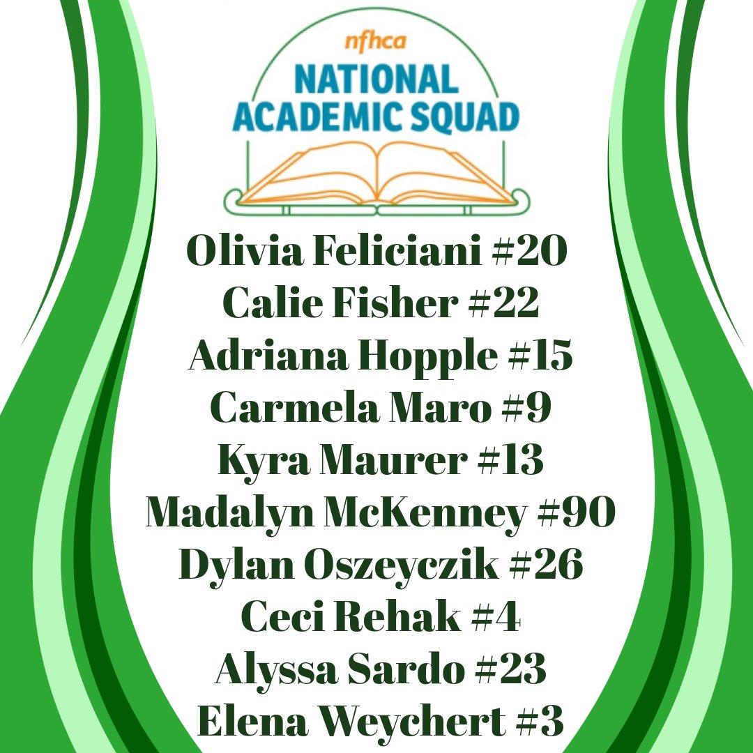 Congratulations to the 10 Methacton Field Hockey athletes who were selected for the 2024 National Academic Squad. This program honors junior &amp; senior athletes who have achieved a cumulative, unweighted GPA of 3.5 or higher through the first semester of the current academic year.