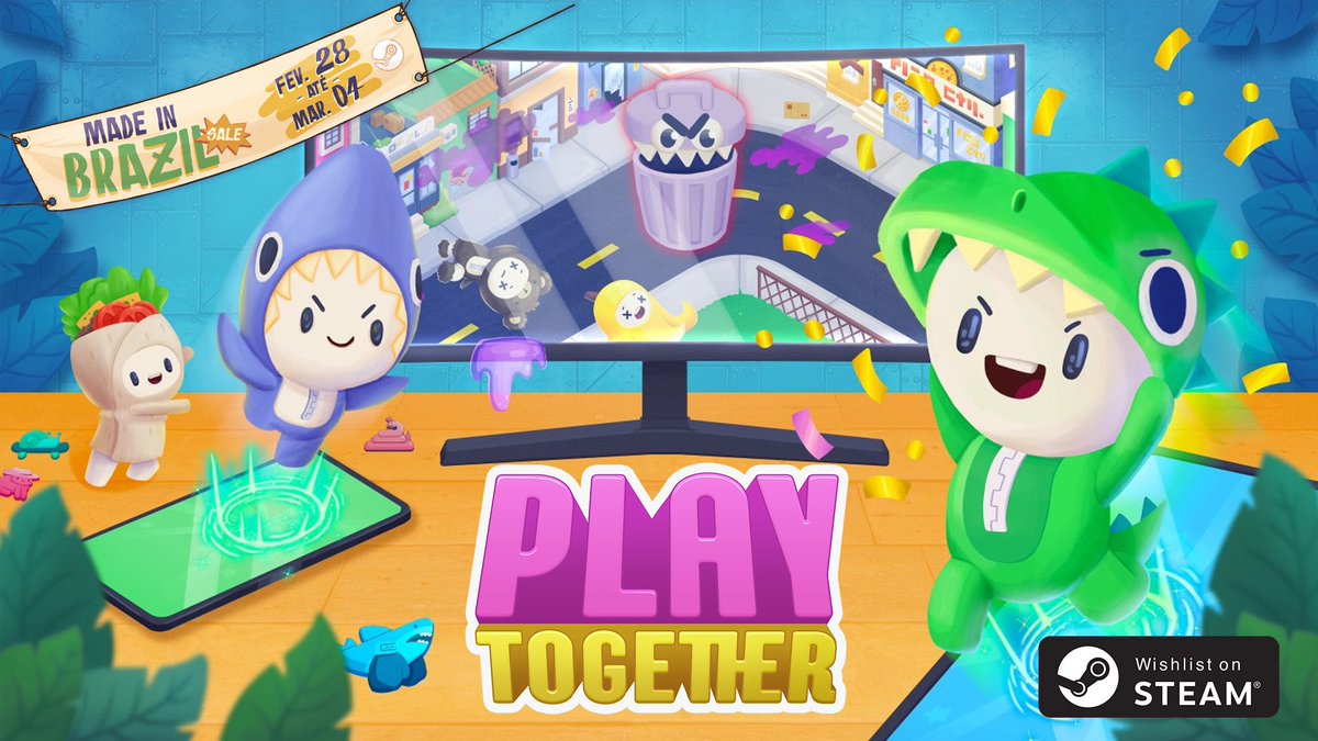 PlayTogetherTV's tweet photo. 🇧🇷 Made in Brazil, played worldwide! 🎮 https://t.co/cnD3lgbGeu